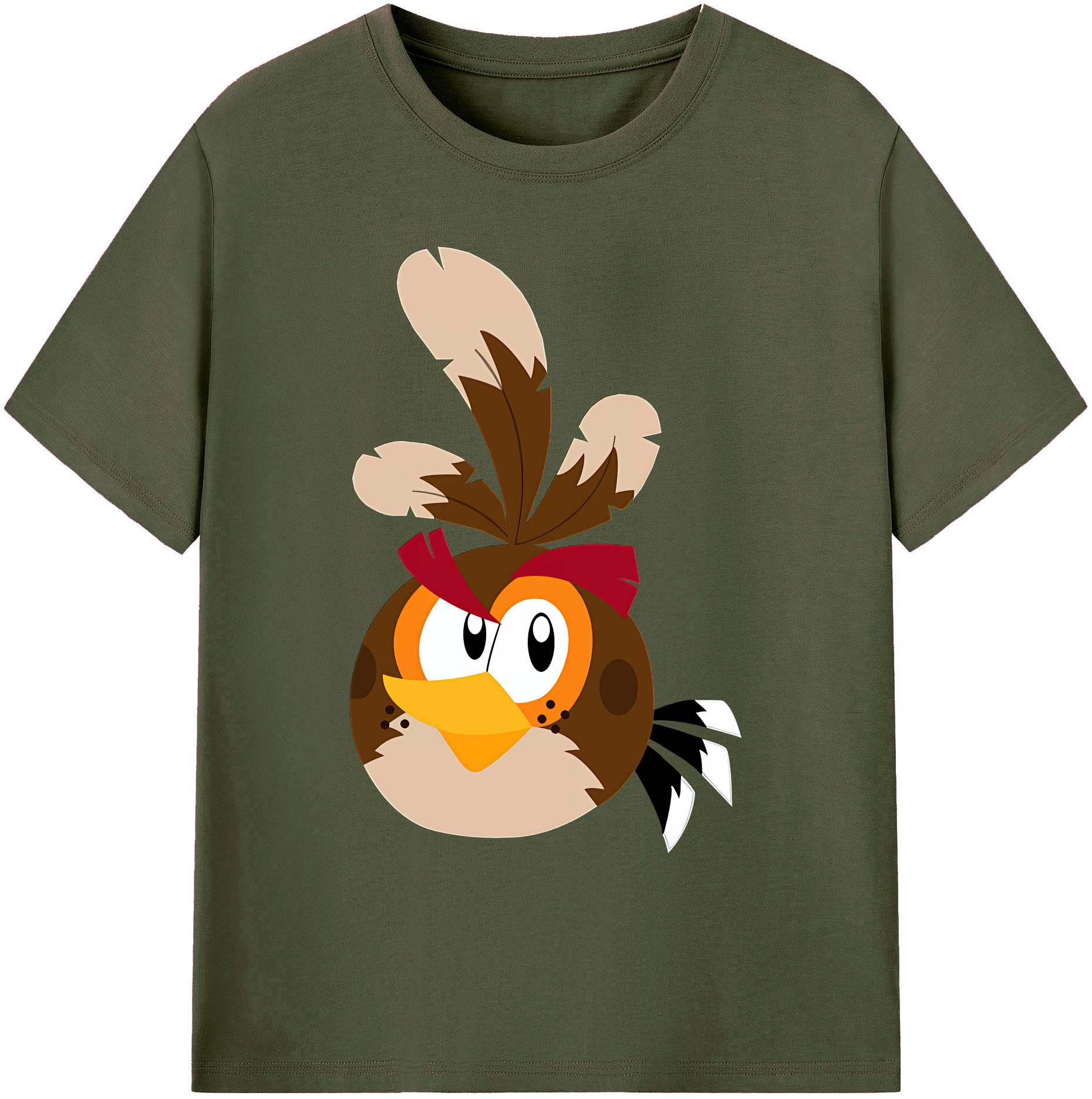 （画像用） Angry Birds アングリーバード 綿100％ メンズ半袖Tシャツ｜肌触りやわらか＆通気性